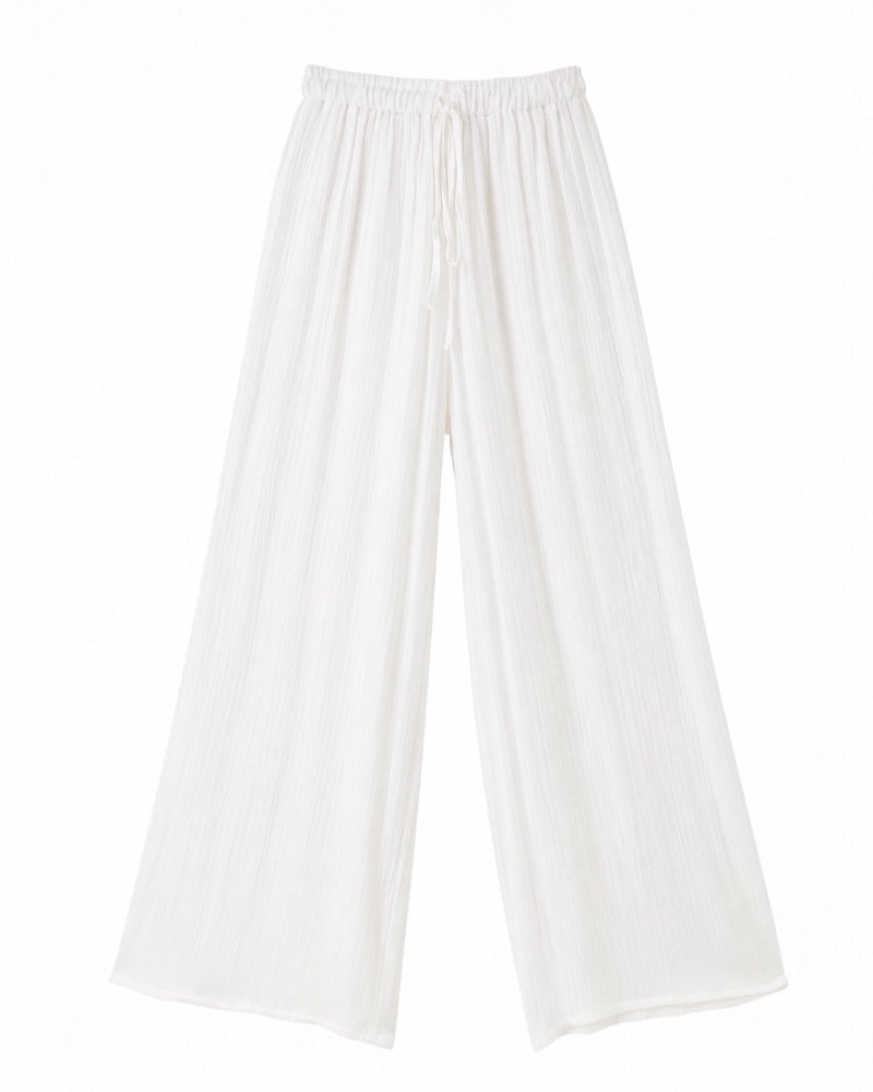 Pantalón palazzo blanco