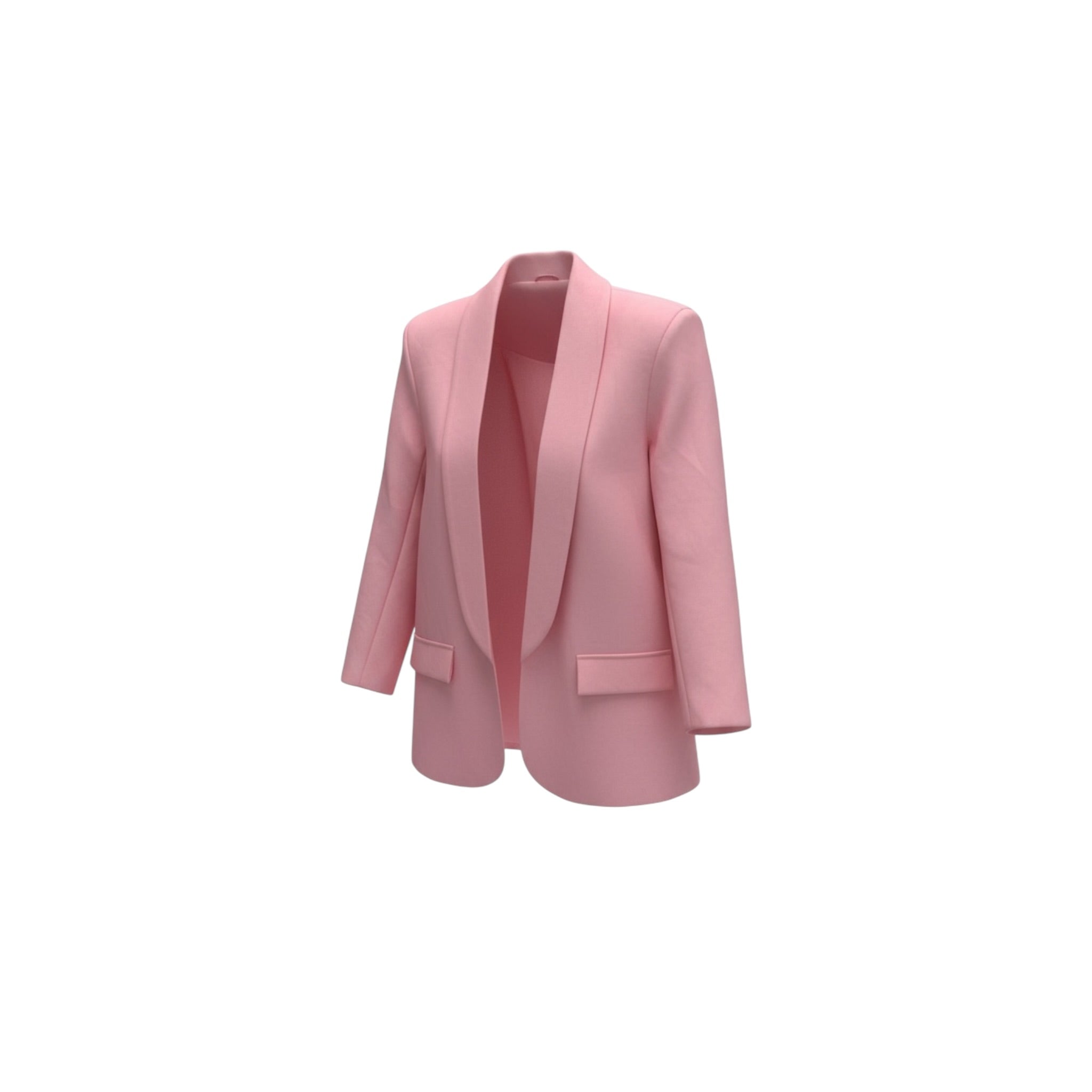 Traje rosa pálido