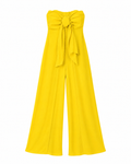 Mono largo amarillo palabra de honor con lazo