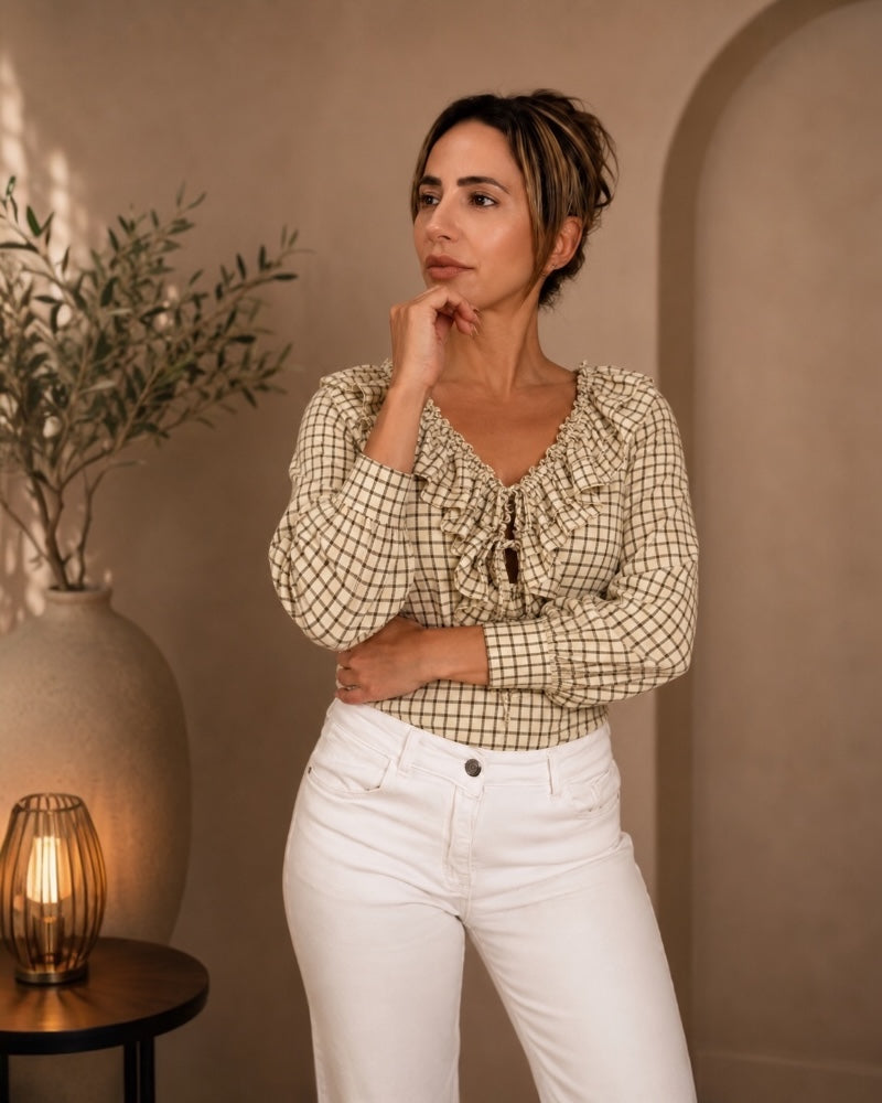 Blusa Elegance Cuadros